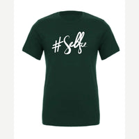 #Selfie (Script) — Premium Tee / Forest