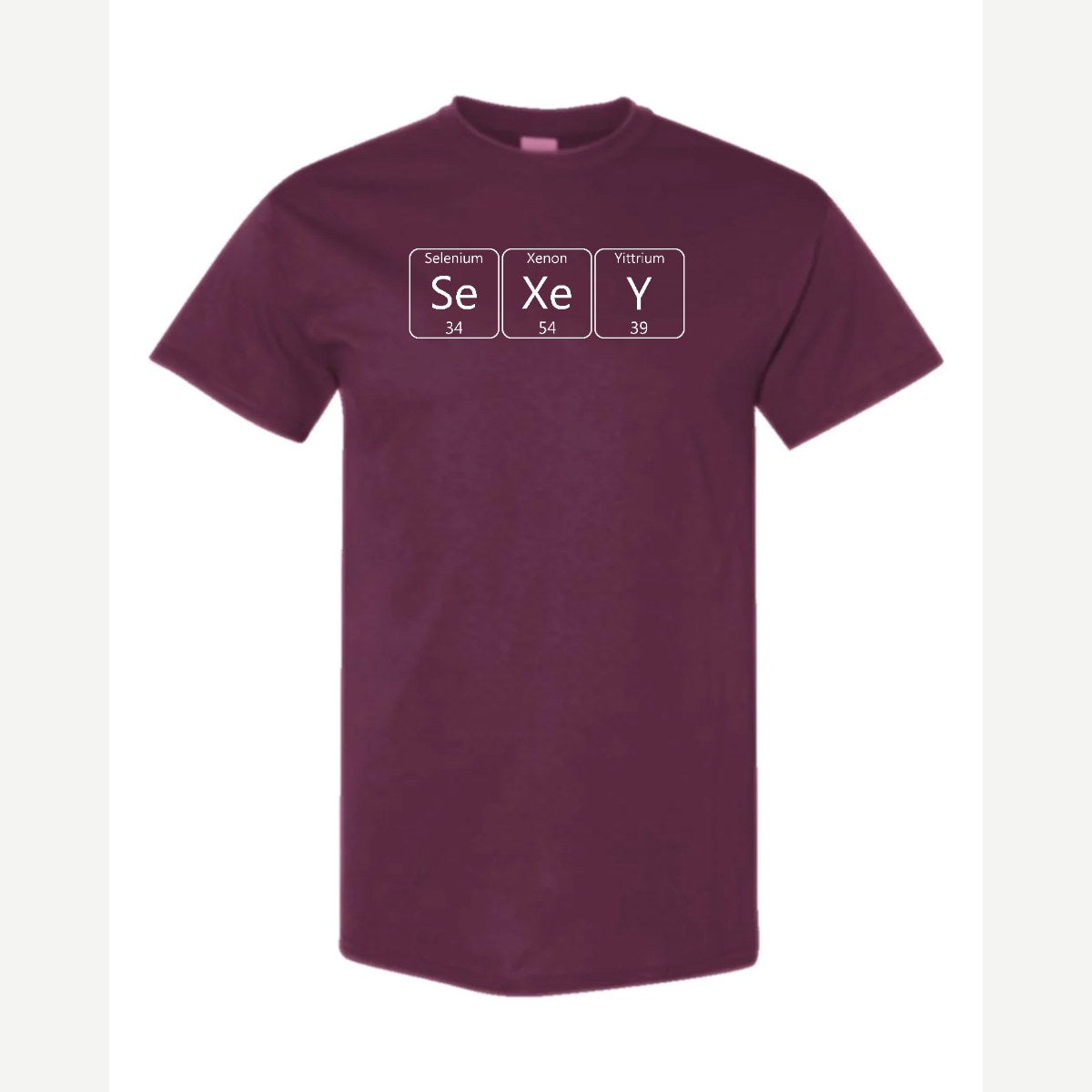 SeXeY Periodic Elements — Classic Tee / Maroon