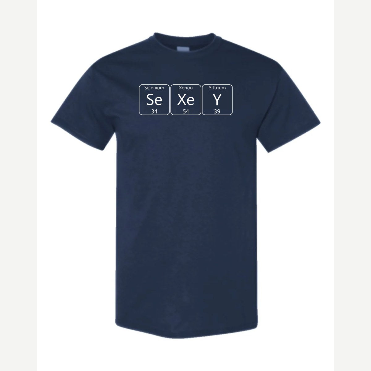 SeXeY Periodic Elements — Classic Tee / Navy