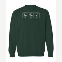 SeXeY Periodic Elements — Crewneck Sweatshirt / Forest Green