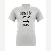 Shaving Is For… (Mustache) — Premium Tee / Athletic Heather