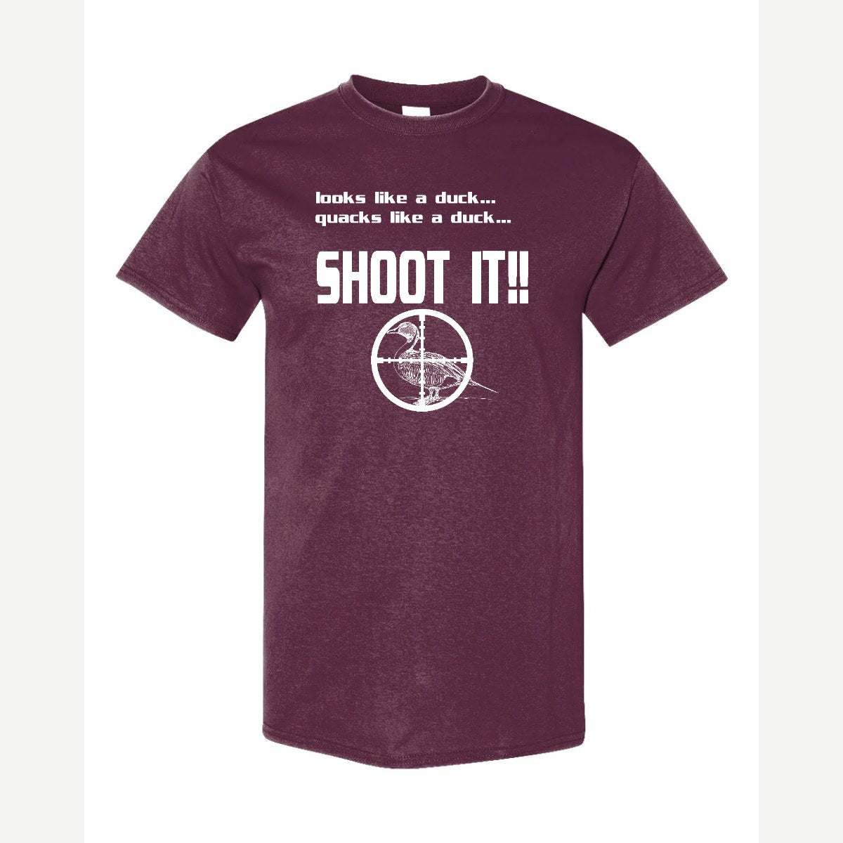 Shoot it — Classic Tee / Maroon