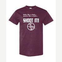 Shoot it — Classic Tee / Maroon