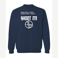 Shoot it — Crewneck Sweatshirt / Navy
