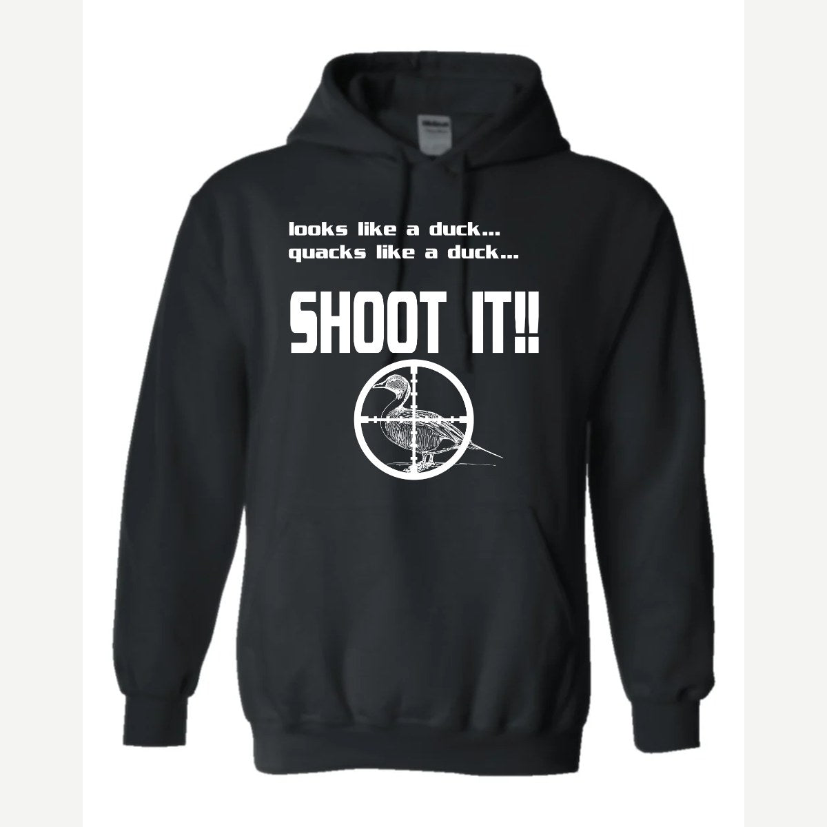 Shoot it — Hoodie / Black
