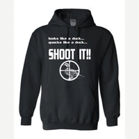 Shoot it — Hoodie / Black