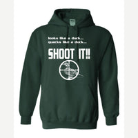 Shoot it — Hoodie / Forest Green