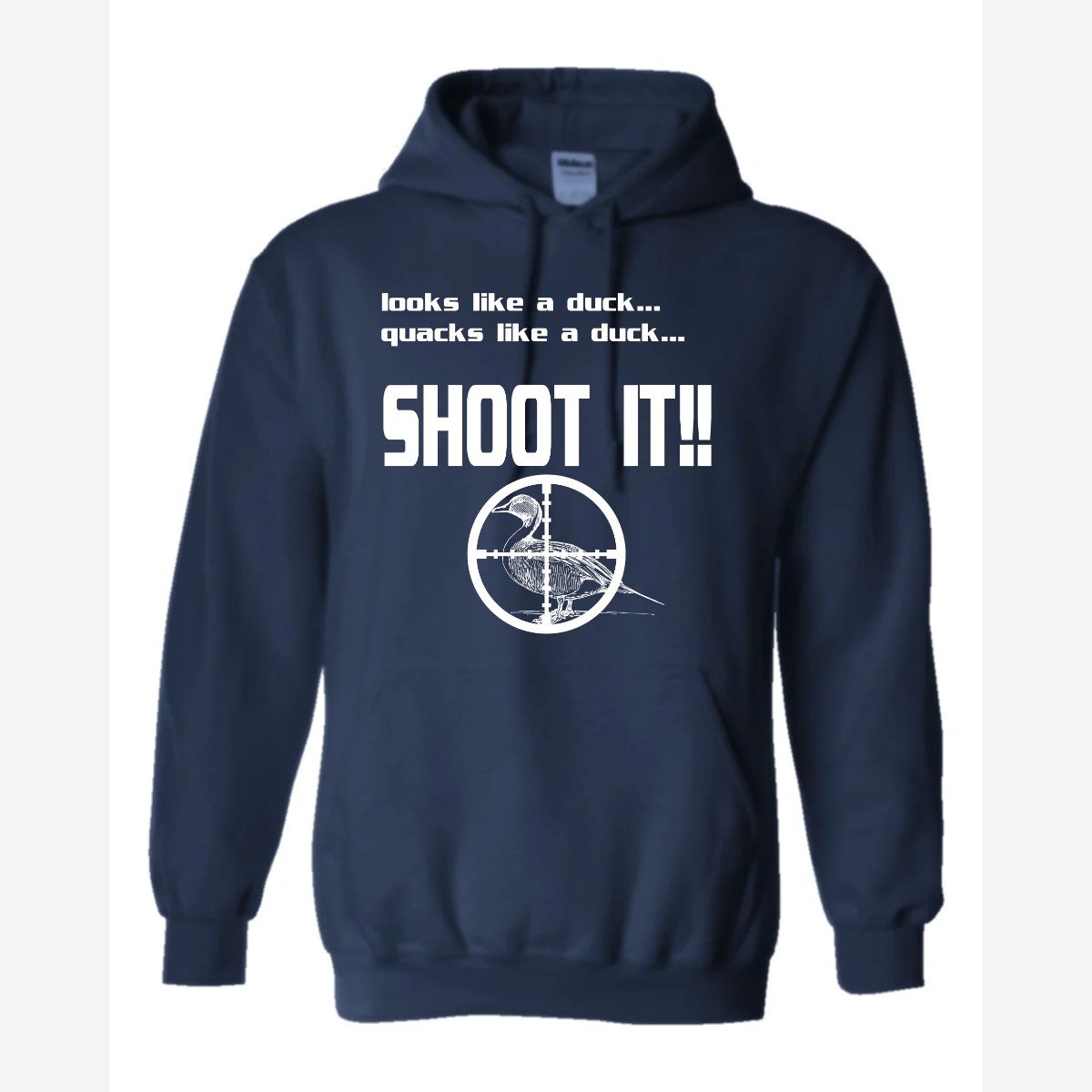 Shoot it — Hoodie / Navy