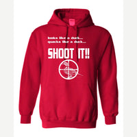 Shoot it — Hoodie / Red