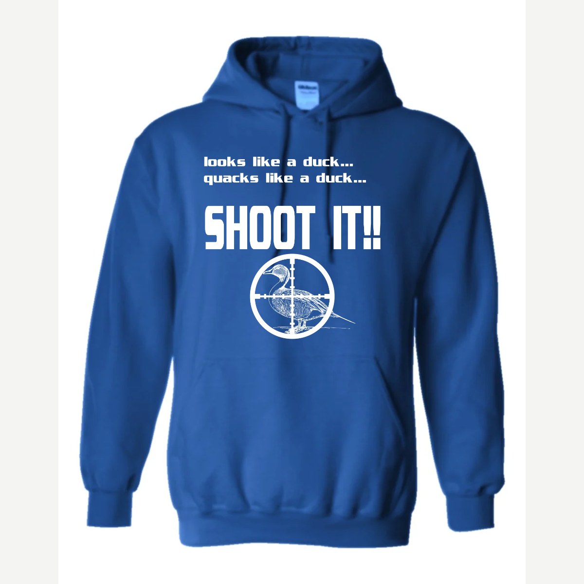 Shoot it — Hoodie / Royal