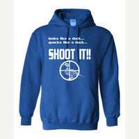 Shoot it — Hoodie / Royal