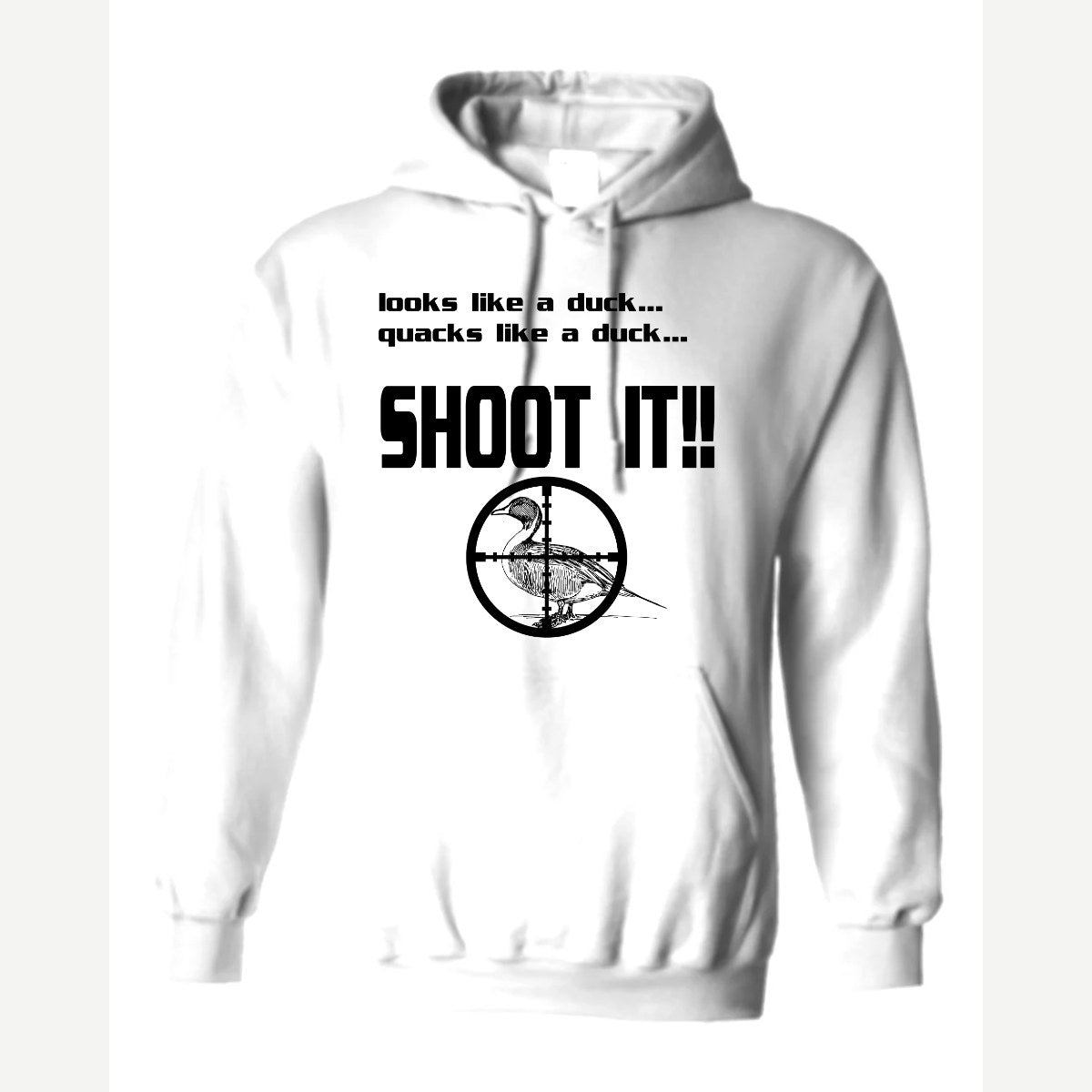 Shoot it — Hoodie / White