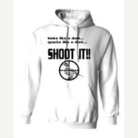 Shoot it — Hoodie / White