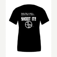Shoot it — Premium Tee / Black