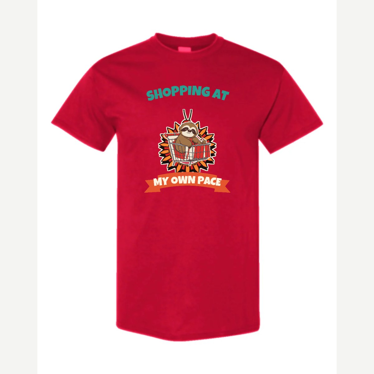 Shopping at My Own Pace — Classic Tee / Red