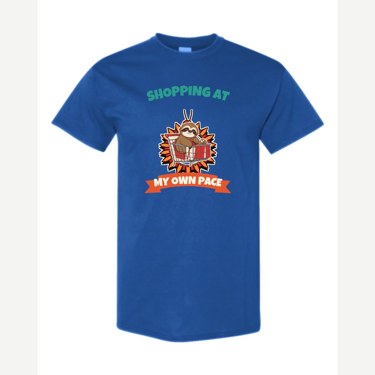 Shopping at My Own Pace — Classic Tee / Royal