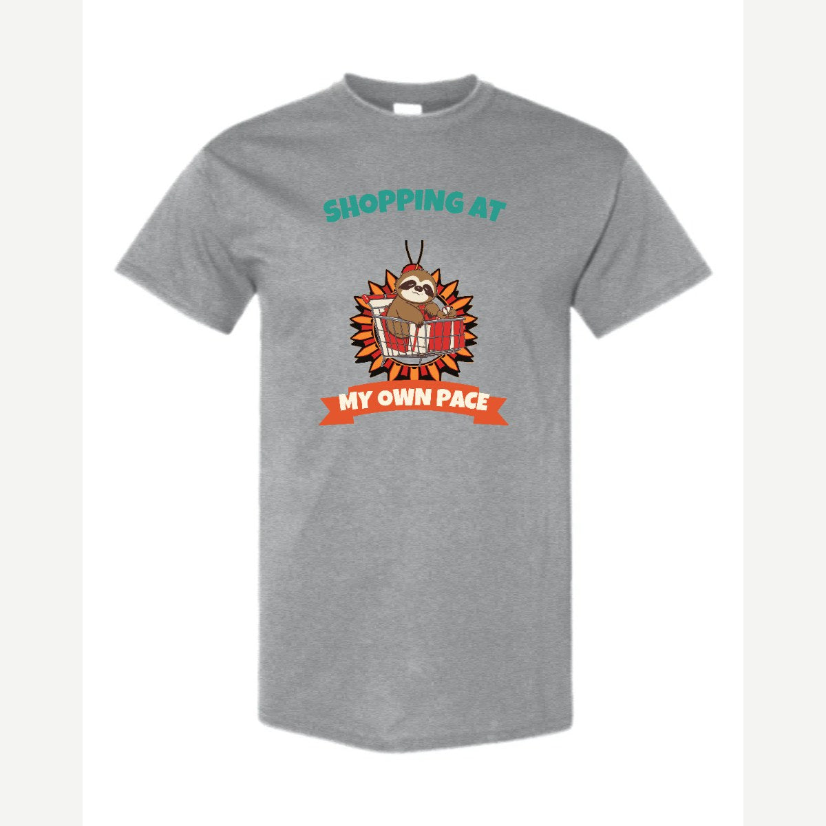 Shopping at My Own Pace — Classic Tee / Sport Grey