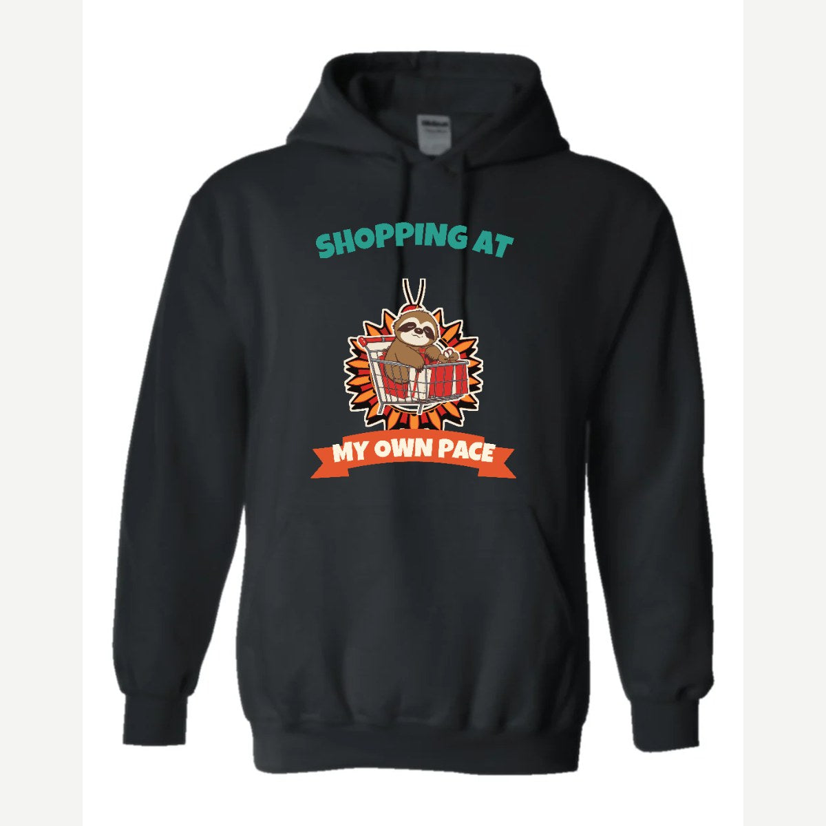 Shopping at My Own Pace — Hoodie / Black