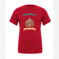 Shopping at My Own Pace — Premium Tee / Red