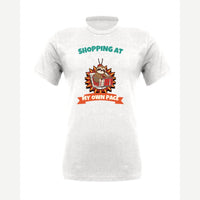 Shopping at My Own Pace — Premium Tee / White