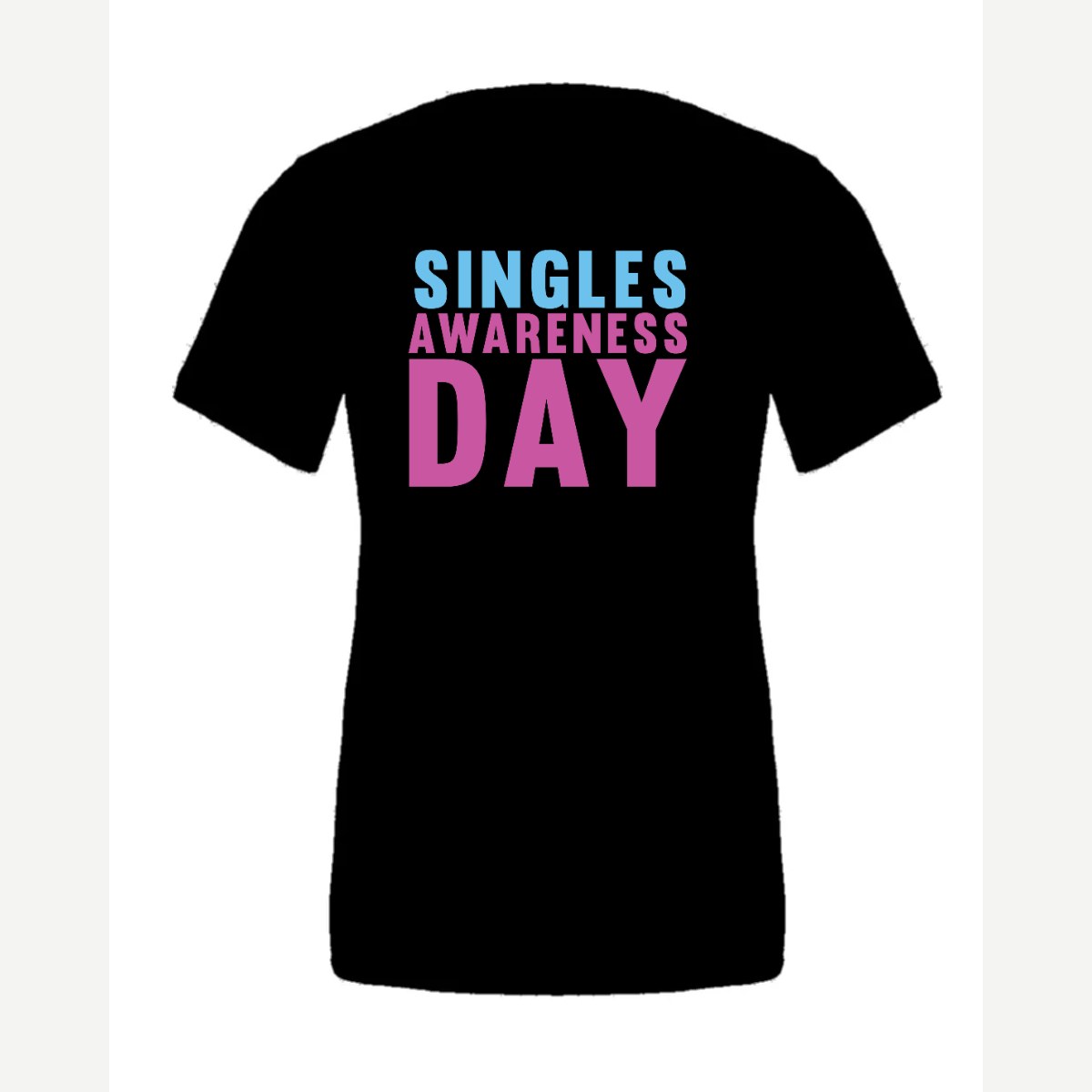 Singles Awareness day — Premium Tee / Black