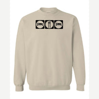 Sleep Eat Sleep — Crewneck Sweatshirt / Sand