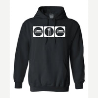 Sleep Eat Sleep — Hoodie / Black