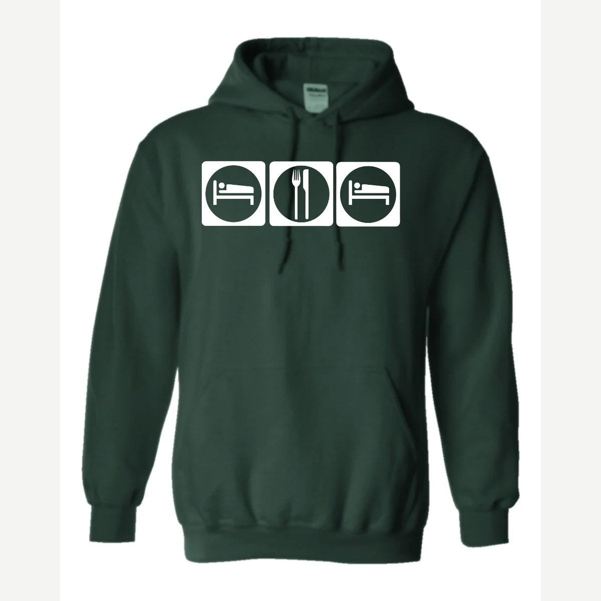 Sleep Eat Sleep — Hoodie / Forest Green
