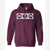 Sleep Eat Sleep — Hoodie / Maroon