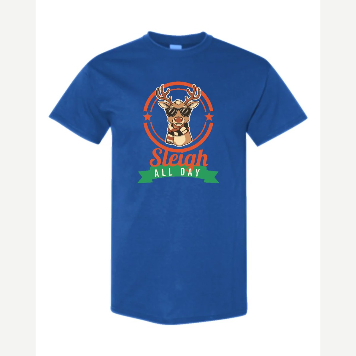 Sleigh All Day — Classic Tee / Royal