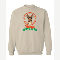 Sleigh All Day — Crewneck Sweatshirt / Sand