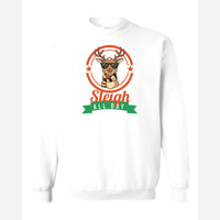 Sleigh All Day — Crewneck Sweatshirt / White