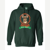 Sleigh All Day — Hoodie / Forest Green