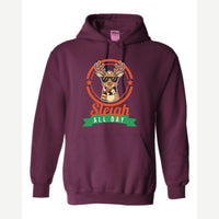 Sleigh All Day — Hoodie / Maroon
