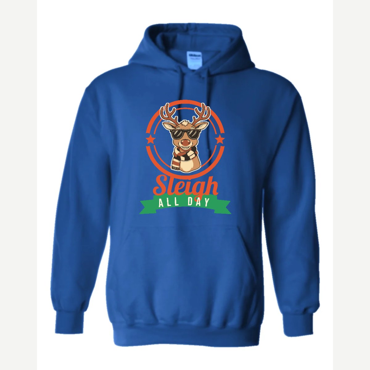 Sleigh All Day — Hoodie / Royal