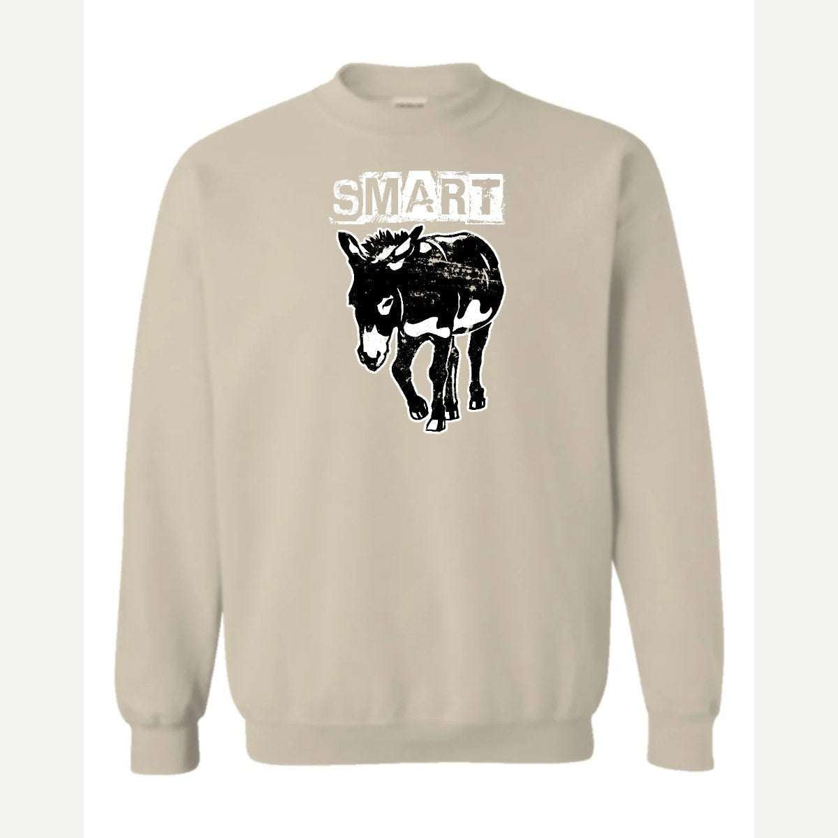 Smart (Donkey) — Crewneck Sweatshirt / Sand
