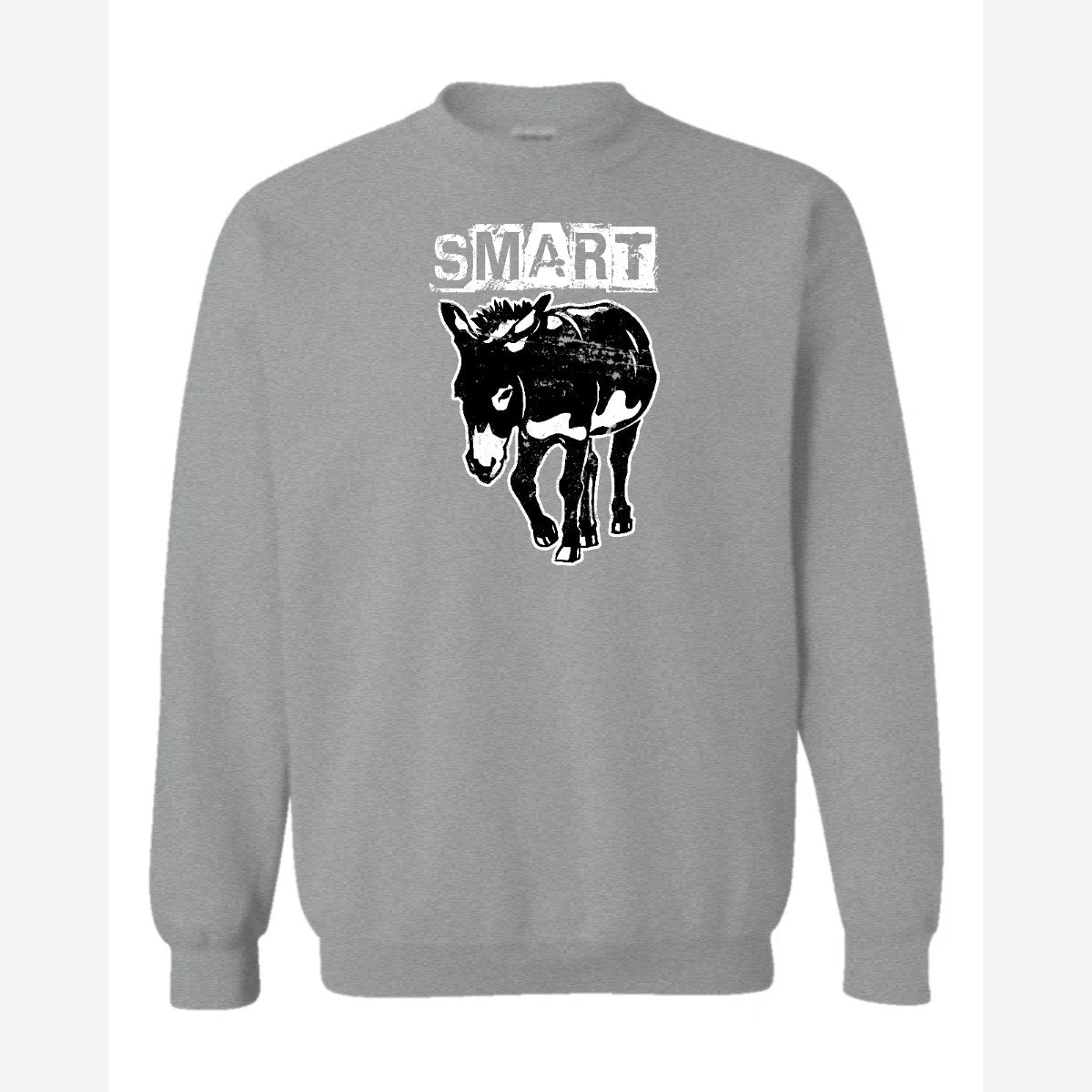 Smart (Donkey) — Crewneck Sweatshirt / Sport Grey