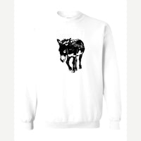 Smart (Donkey) — Crewneck Sweatshirt / White