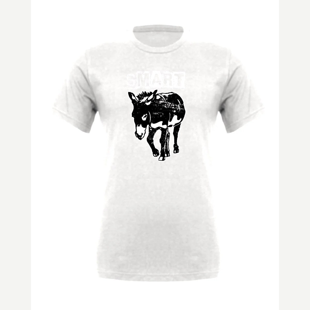 Smart (Donkey) — Premium Tee / White