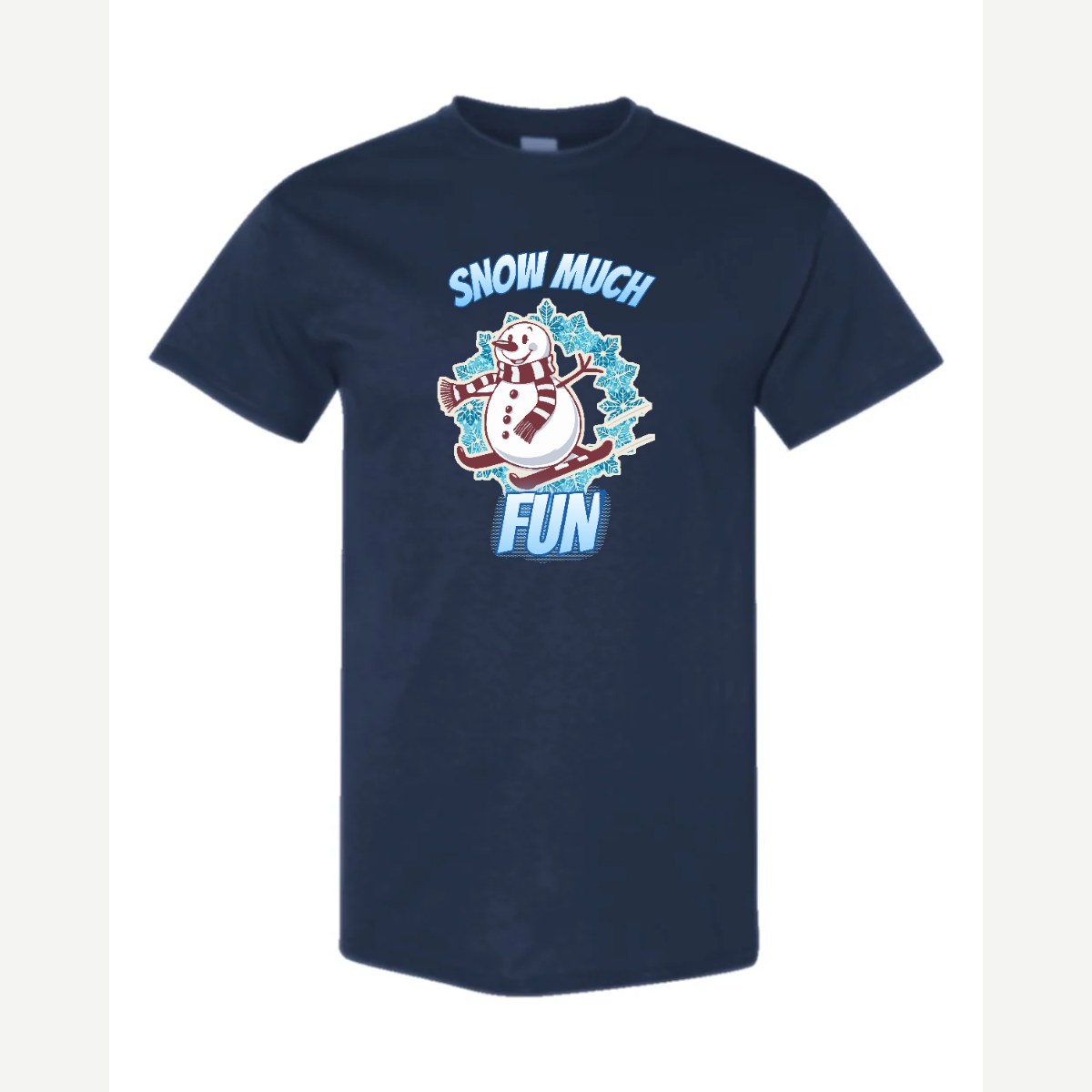 Snow Much Fun — Classic Tee / Navy