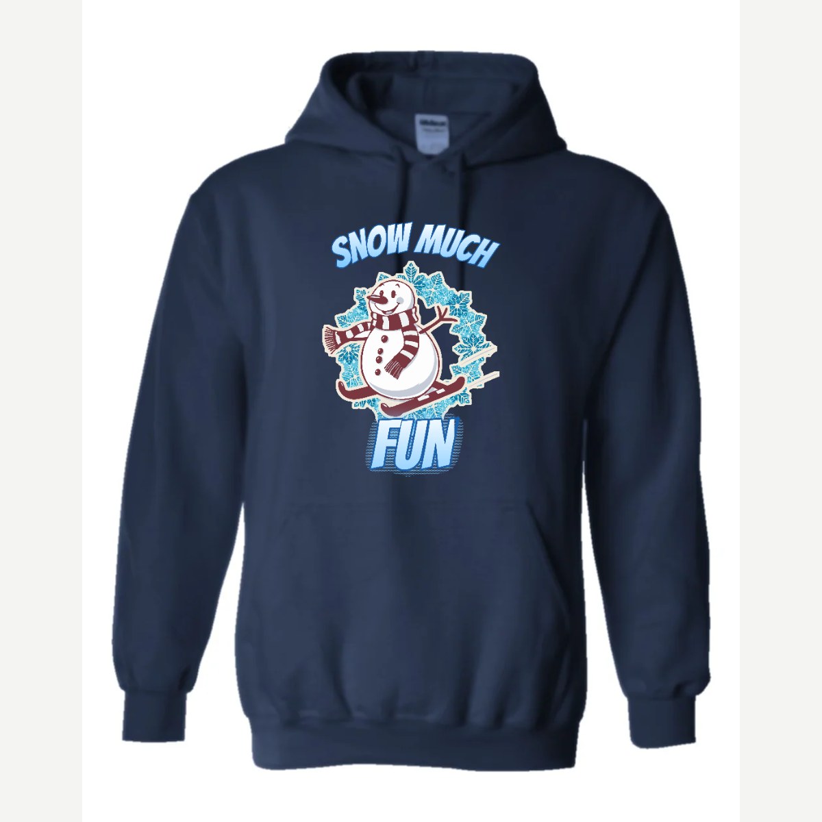 Snow Much Fun — Hoodie / Navy