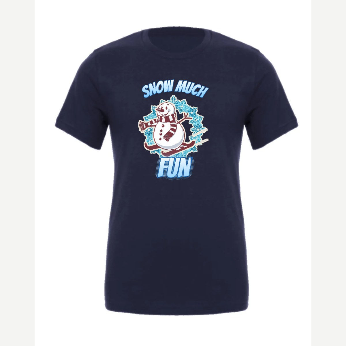 Snow Much Fun — Premium Tee / Navy
