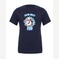 Snow Much Fun — Premium Tee / Navy