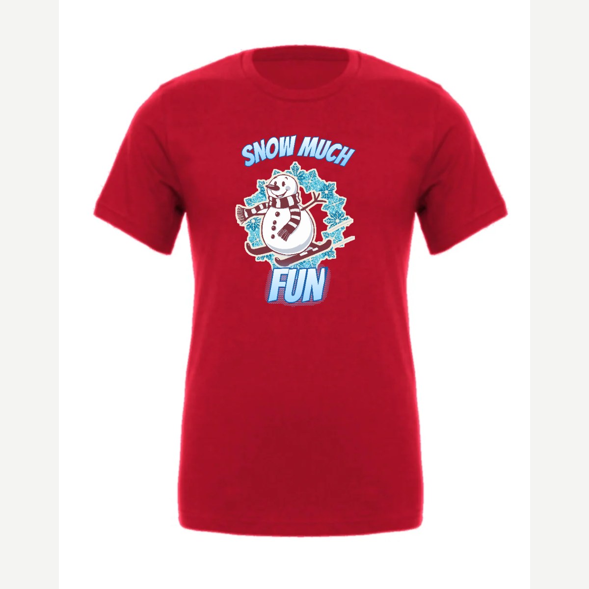 Snow Much Fun — Premium Tee / Red
