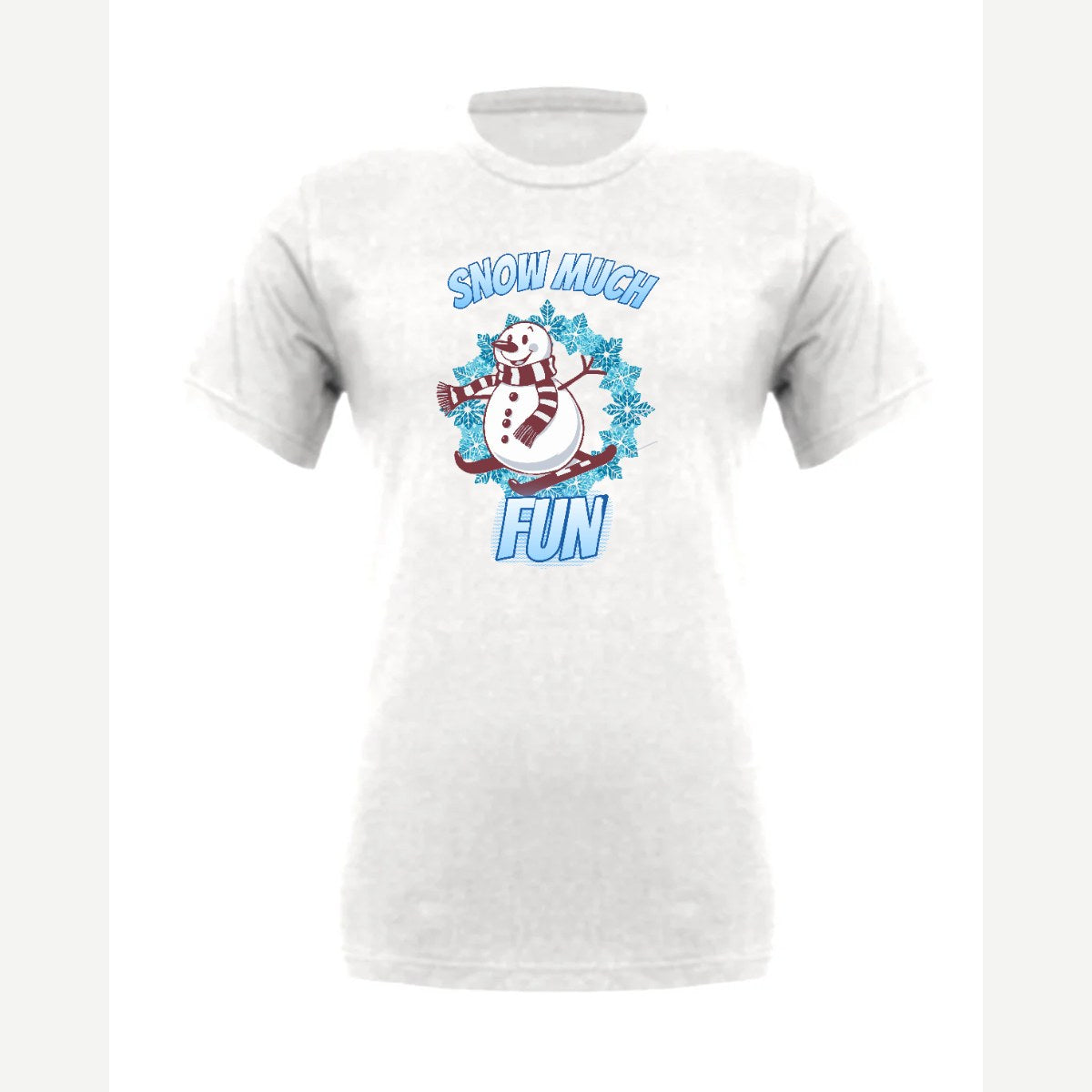 Snow Much Fun — Premium Tee / White