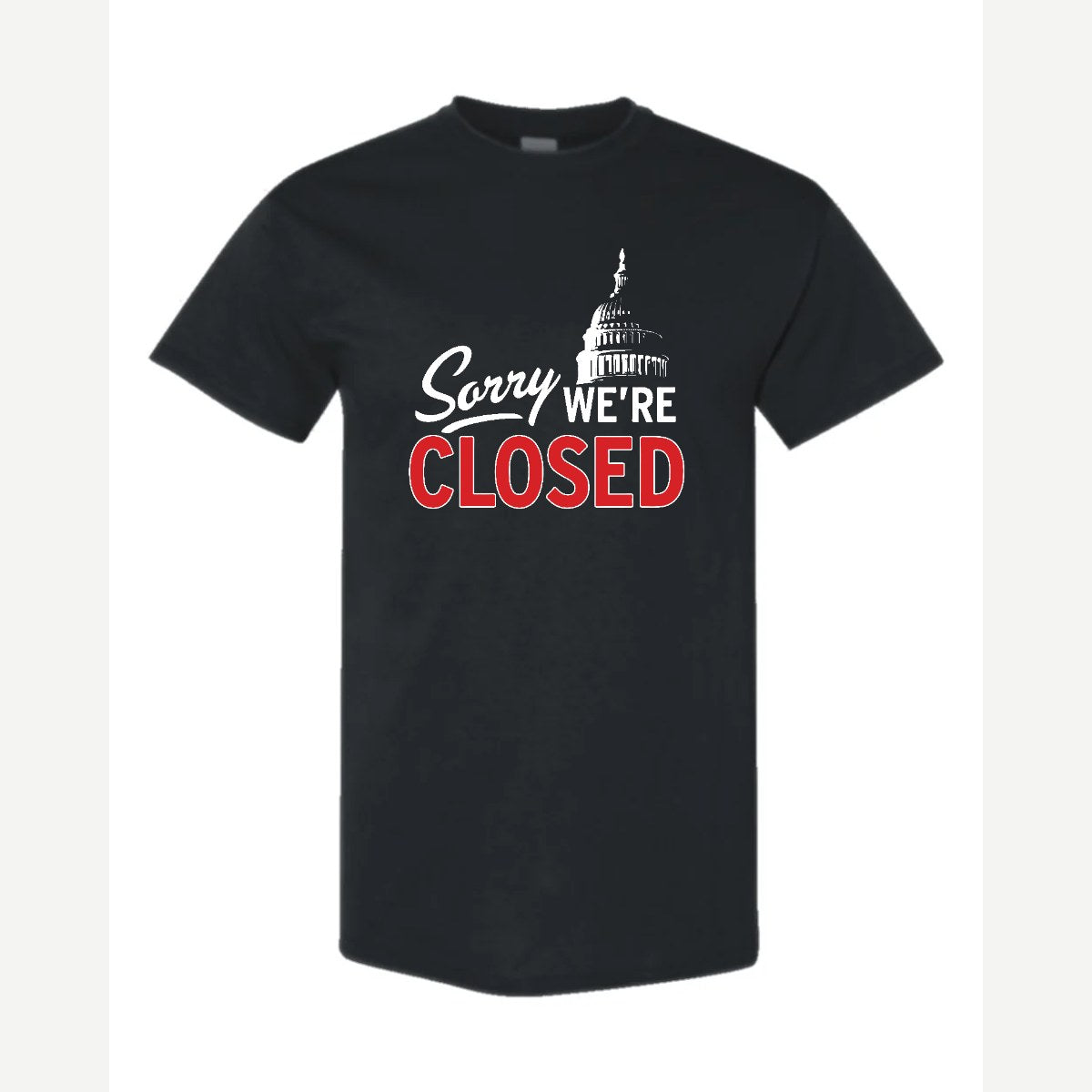 Sorry, We're Closed (Capitol) — Classic Tee / Black