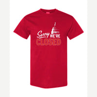 Sorry, We're Closed (Capitol) — Classic Tee / Red