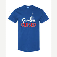 Sorry, We're Closed (Capitol) — Classic Tee / Royal