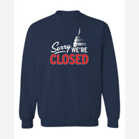 Sorry, We're Closed (Capitol) — Crewneck Sweatshirt / Navy