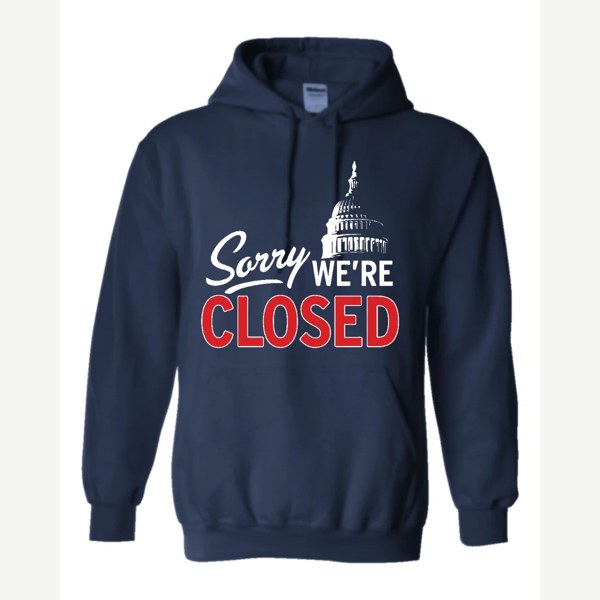 Sorry, We're Closed (Capitol) — Hoodie / Navy
